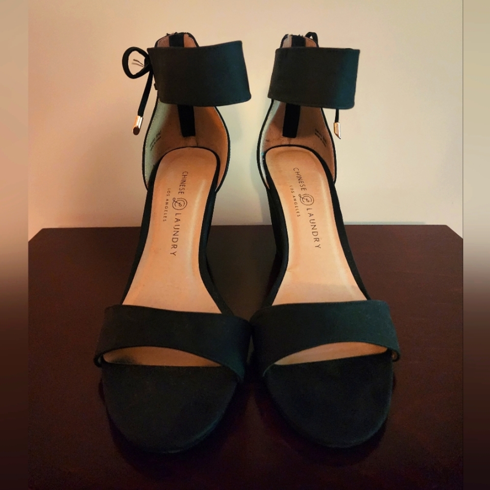 Chinese Laundry Black Women's Sandal Heels